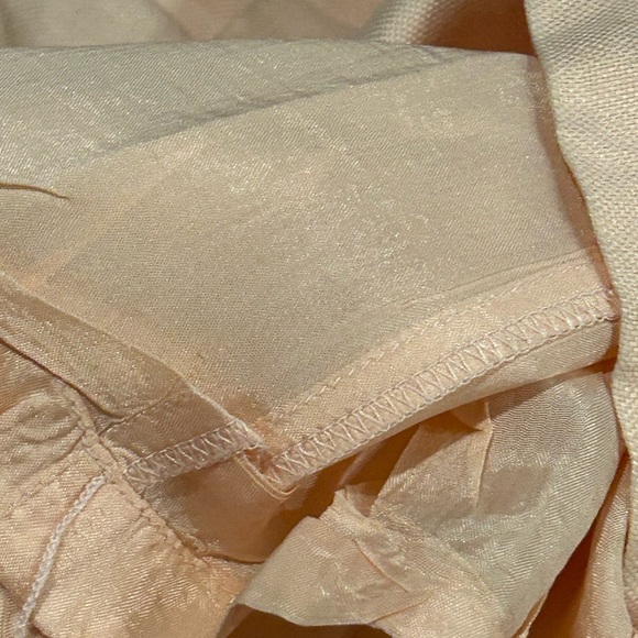 Lauren By Ralph Lauren Rose Blush Wide Leg Linen Pants Women’s size 10 - Picture 6 of 9